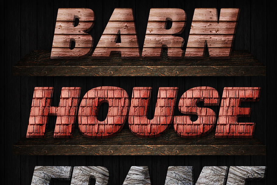 Wood Layer Styles & Text Effects in Photoshop Layer Styles - product preview 8