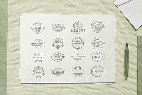 Logo Mockup Sketch - 4 Styles in Branding Mockups - product preview 5
