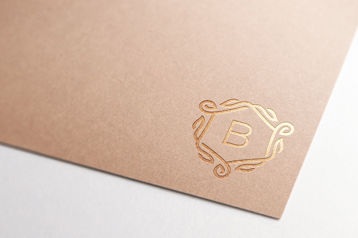 Logo Mockup Craft Paper - 4 Styles in Branding Mockups - product preview 8