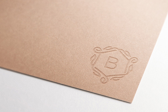 Logo Mockup Craft Paper - 4 Styles in Branding Mockups - product preview 1