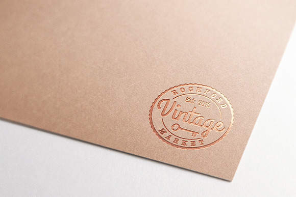 Logo Mockup Craft Paper - 4 Styles in Branding Mockups - product preview 7