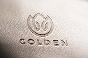 Logo Mockup Leather - 4 Styles