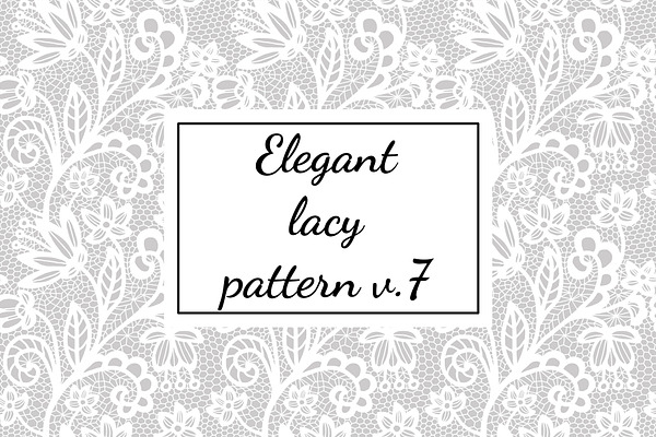 Elegant lacy pattern v.7