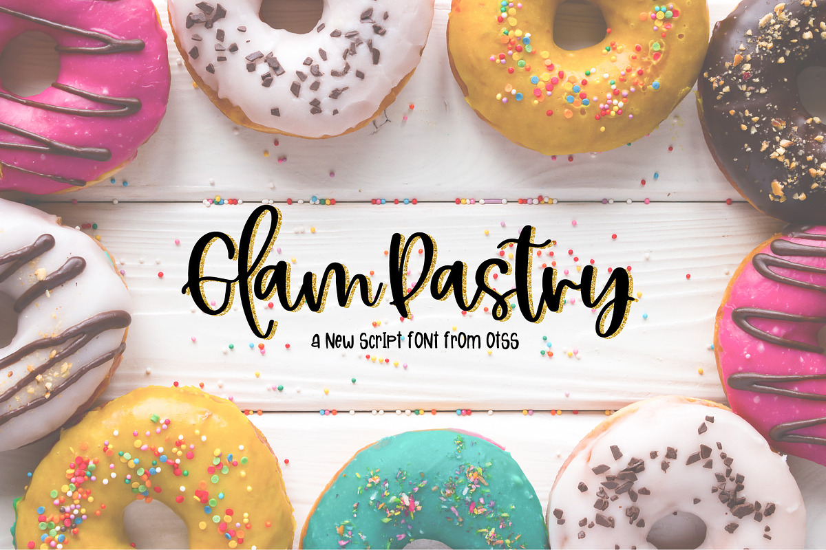 Glam Pastry in Script Fonts - product preview 8