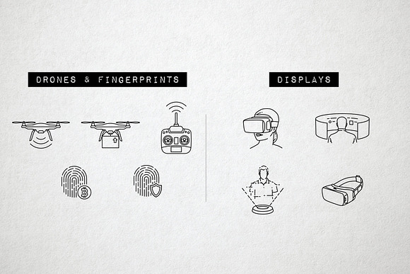 60 Future Technology Icons, Robotics in Technology Icons - product preview 5