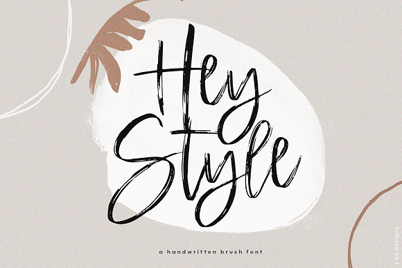 Hey Style - Handwritten Brush Font in Script Fonts - product preview 14