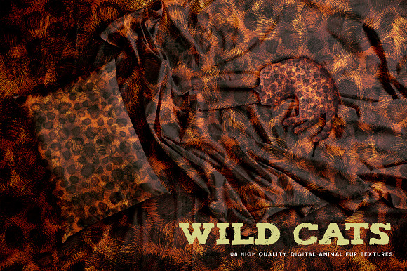 Wild Cats in Textures - product preview 6