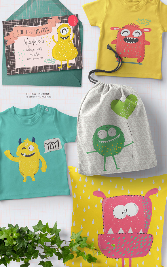 Happy Creatures Illustrations in Illustrations - product preview 1