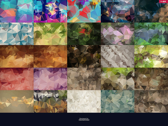 Massive - 50 Polygon Background in Textures - product preview 1