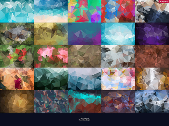 Massive - 50 Polygon Background in Textures - product preview 2