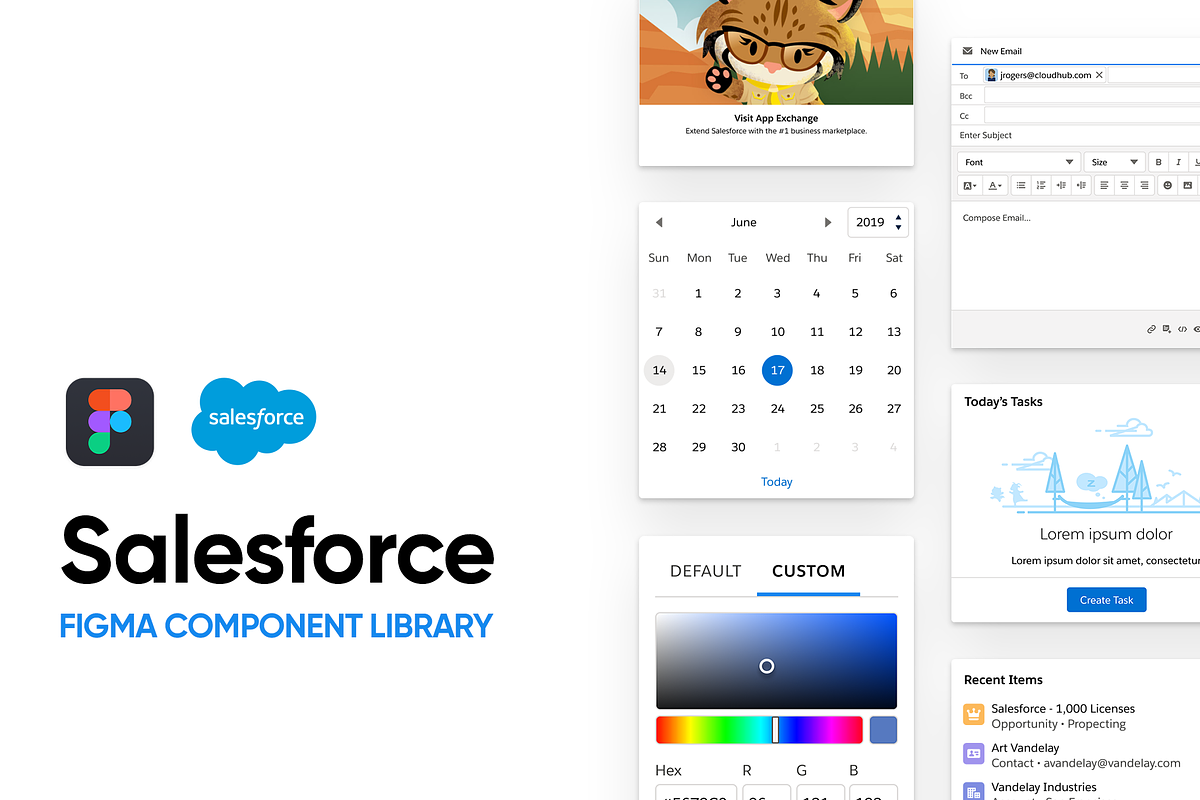 Figma Salesforce Component Library in UI Kits and Libraries - product preview 8