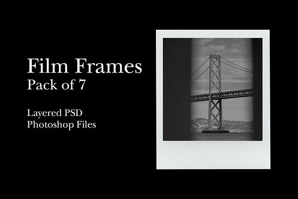 Instant Film Frames Pack - PSD