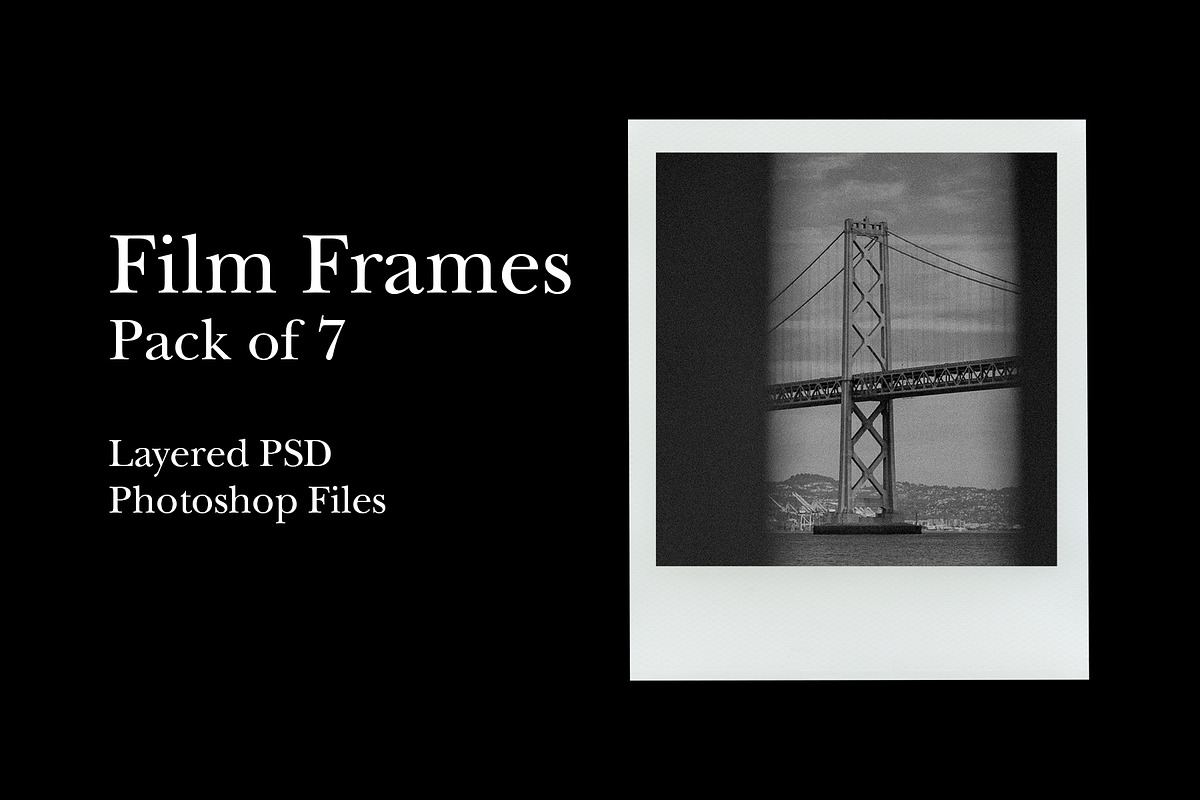 Instant Film Frames Pack - PSD in Print Mockups - product preview 8