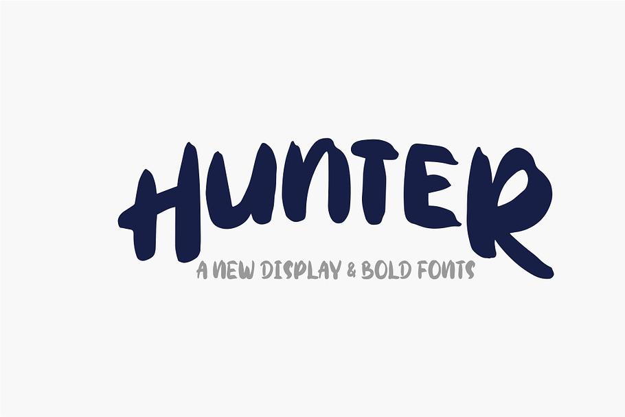 Hunter Typeface in Display Fonts - product preview 8