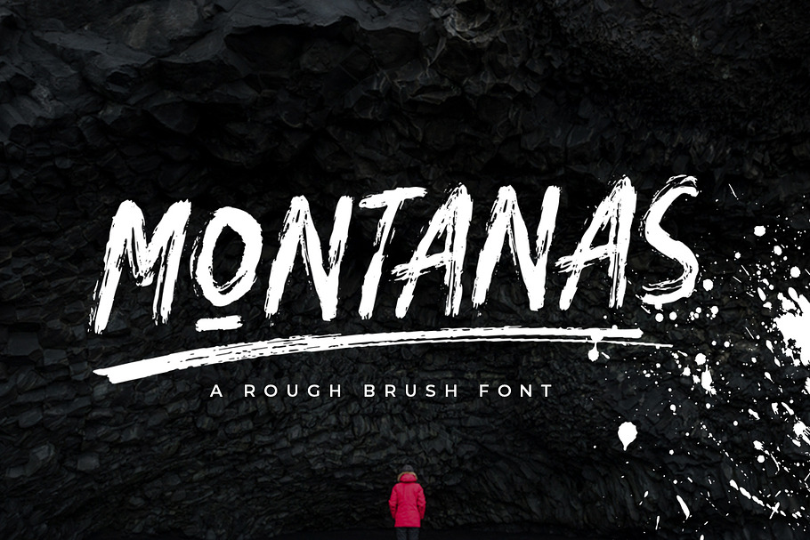 Montanas Brush Font in Display Fonts - product preview 8