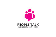 People Talk Logo Template