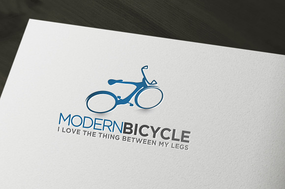 Modern Bicycle Logo in Logo Templates - product preview 1