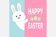 Happy Easter bunny rabbit