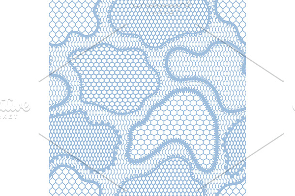 Seamless lace pattern with abstract