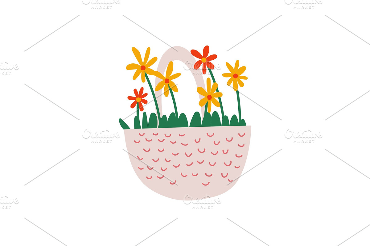 Beautiful Red and Yellow Spring in Illustrations - product preview 8