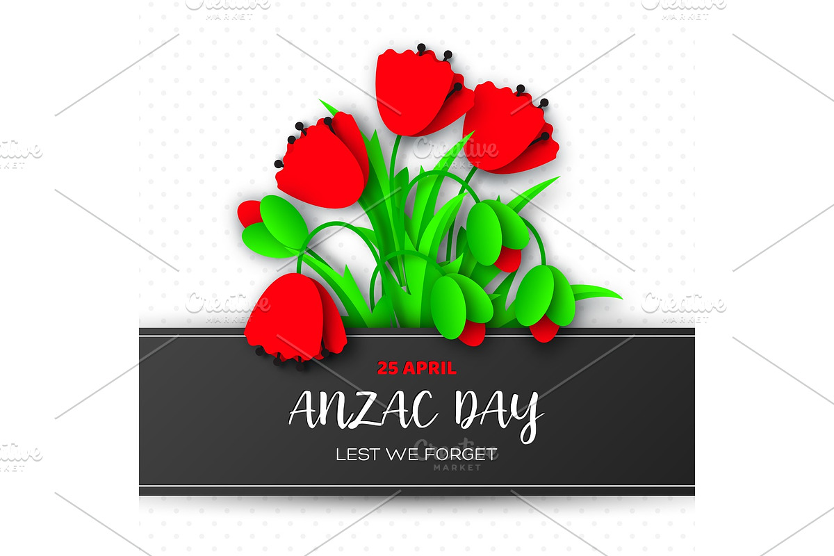 Anzac Day memorail day card. in Illustrations - product preview 8