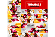 Mega collection of triangle low poly