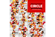 Mega collection of circle background