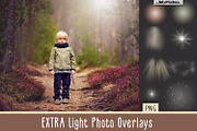 Extra Light PNG Photo Overlays