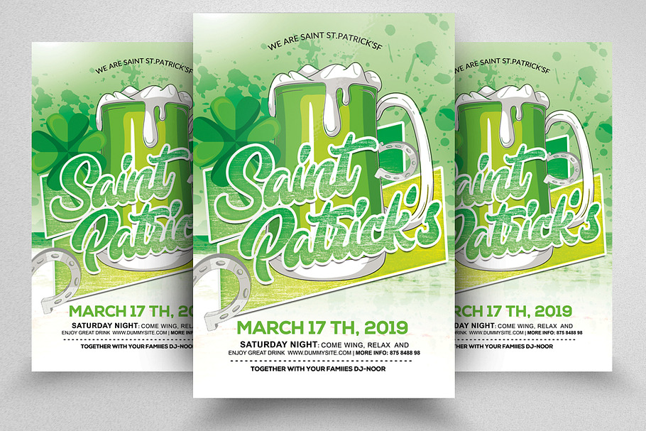 St. Patrick's Party Flyer Templates in Flyer Templates - product preview 8