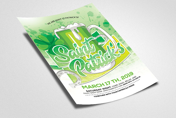 St. Patrick's Party Flyer Templates in Flyer Templates - product preview 1