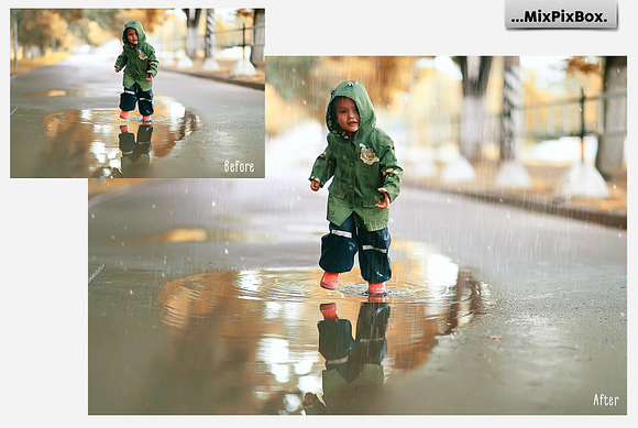 Realistic Rain Photo Overlays in Add-Ons - product preview 2