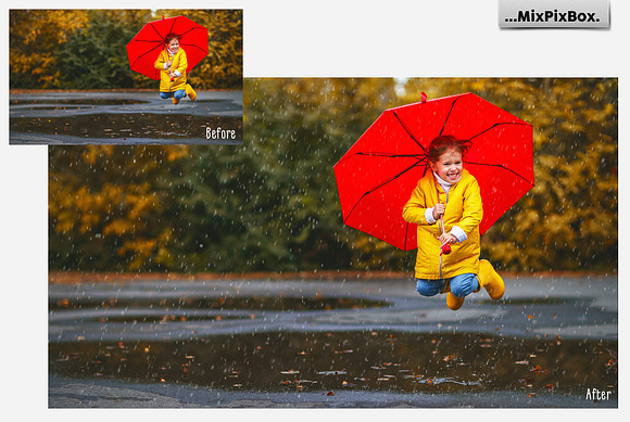 Realistic Rain Photo Overlays in Add-Ons - product preview 3