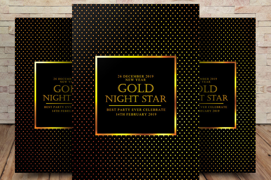 10 Golden Flyers Bundle in Flyer Templates - product preview 8