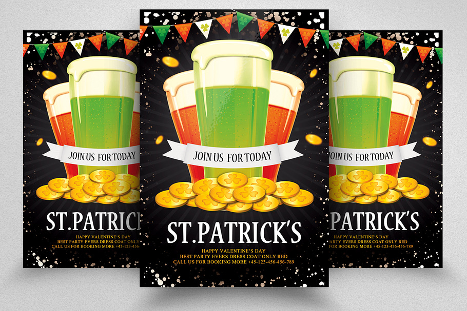 Saint Patrick's Psd Flyer Template in Flyer Templates - product preview 8