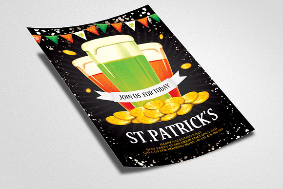 Saint Patrick's Psd Flyer Template in Flyer Templates - product preview 1