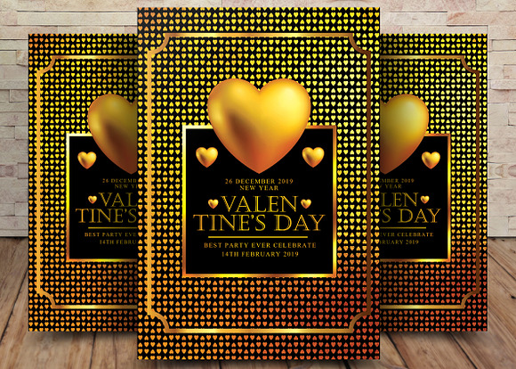 10 Golden Flyers Bundle in Flyer Templates - product preview 9