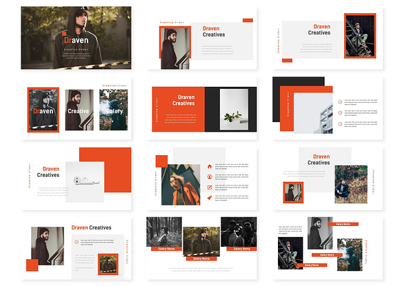 Draven - Powerpoint Template in PowerPoint Templates - product preview 2