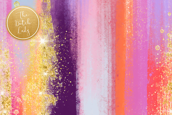 Brush Strokes & Stains Backgrounds in Textures - product preview 4