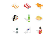 Symbols of South Korea icons