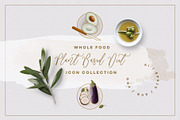 Whole Food Plant Based Diet Icons
