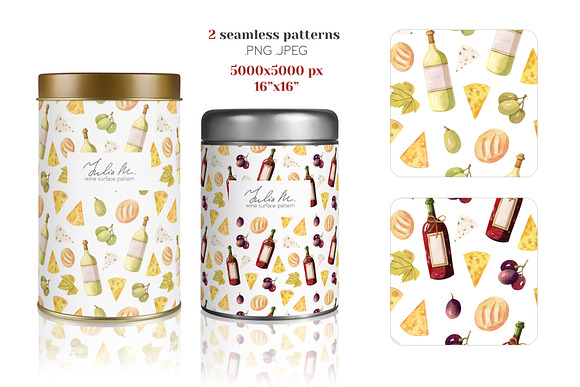 Watercolor Wine and Winery Set in Illustrations - product preview 3