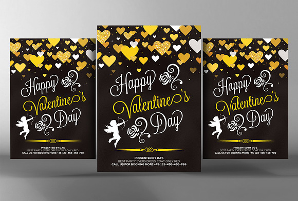 10 Golden Flyers Bundle in Flyer Templates - product preview 5