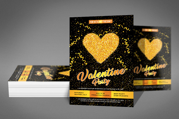 10 Golden Flyers Bundle in Flyer Templates - product preview 7