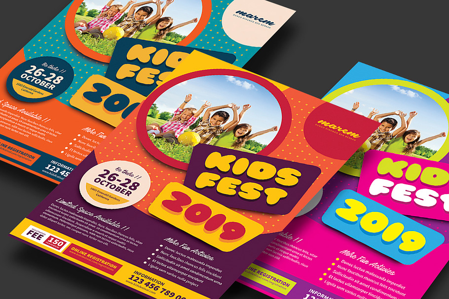 Kids Festival in Flyer Templates - product preview 8
