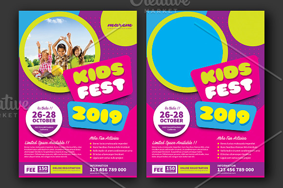 Kids Festival in Flyer Templates - product preview 2