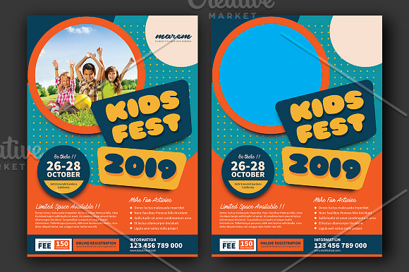 Kids Festival in Flyer Templates - product preview 3