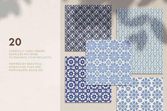 Islamic Moroccan seamless patterns in Patterns - product preview 3