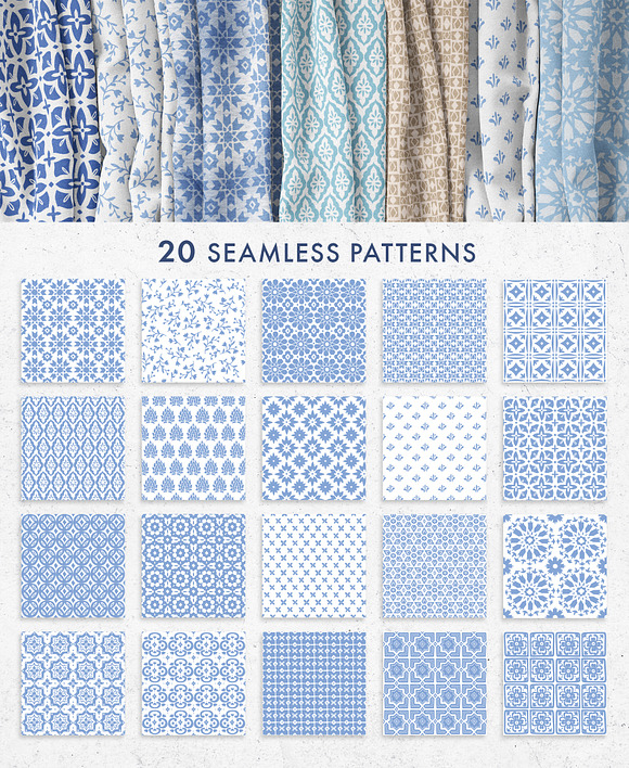 Islamic Moroccan seamless patterns in Patterns - product preview 7