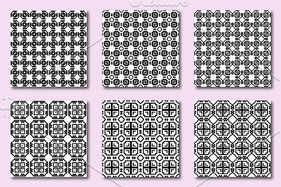 54 Seamless geometric patterns in Patterns - product preview 3