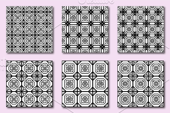 54 Seamless geometric patterns in Patterns - product preview 4